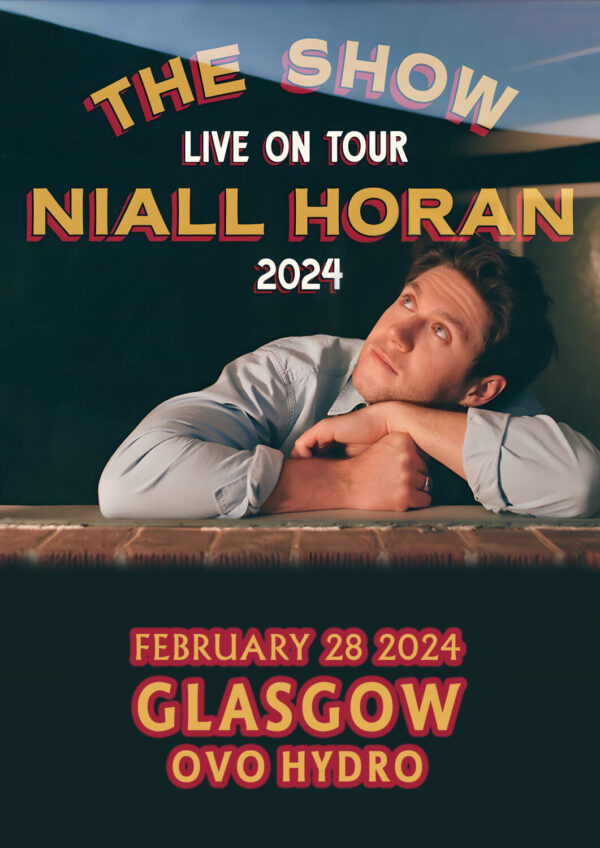 NIALL HORAN The Show Live on Tour 2024: GLASGOW OVO Hydro Poster Print