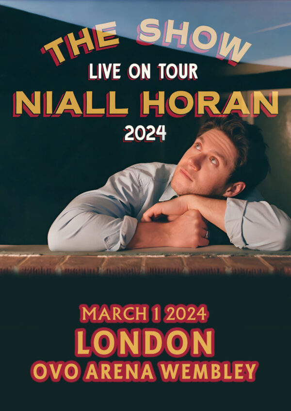 NIALL HORAN The Show Live on Tour 2024: LONDON OVO Arena Wembley Poster Print