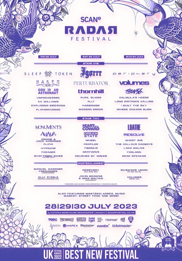 RADAR 2023 FESTIVAL Full Line-Up Poster Print