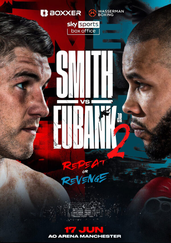 LIAM SMITH vs. CHRIS EUBANK JR II Manchester Arena 2023 Boxing Fight Poster Print