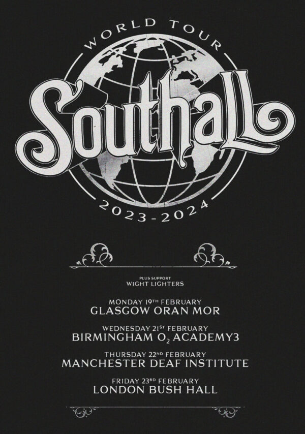 SOUTHALL Scared Money 2023 UK Tour Poster Print