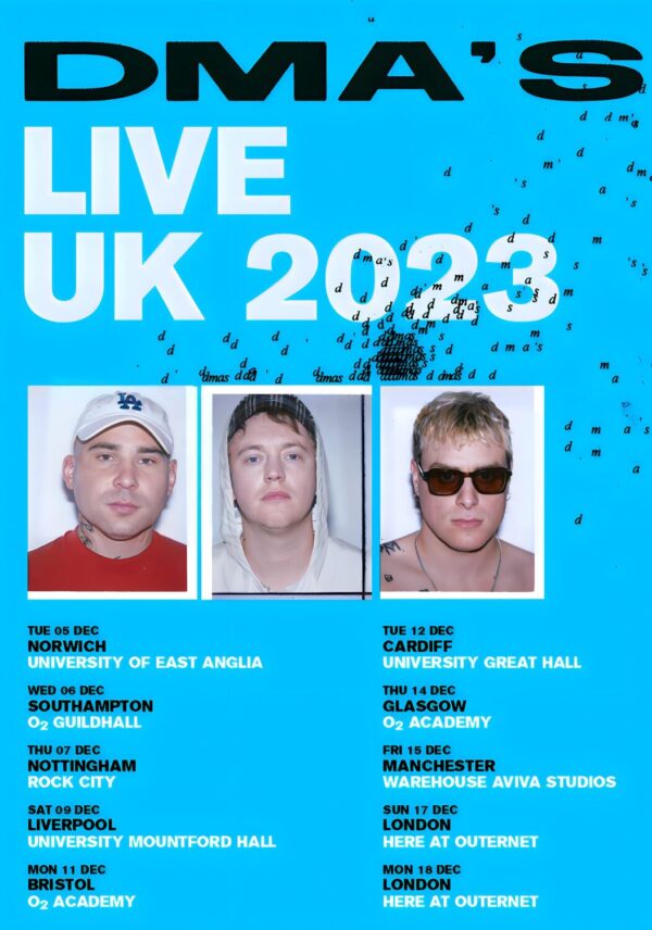 DMA’s Live UK 2023 Tour Poster Print