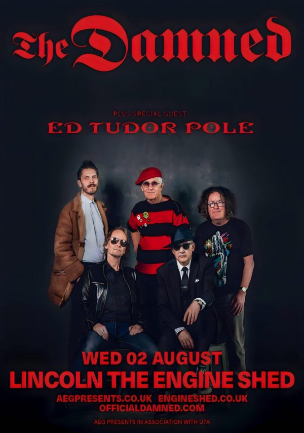 THE DAMNED Darkadelic 2023 Tour: LINCOLN The Engine Shed Poster Print