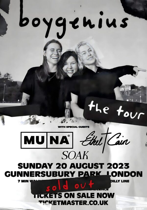 BOYGENIUS The Record 2023 Tour: LONDON Gunnersbury Park Poster Print