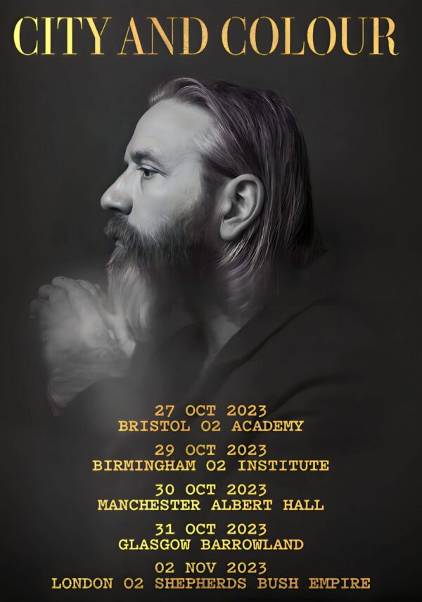 CITY AND COLOUR (Dallas Green) Otherness 2023 UK Tour Poster Print