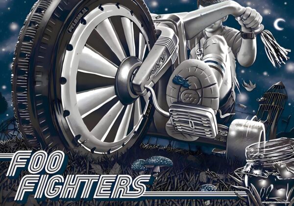 FOO FIGHTERS But Here We Are 2023 World Tour: PELHAM, Alabama Poster Print 