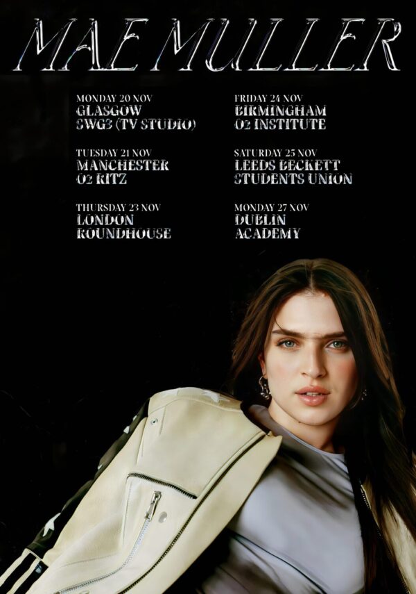 MAE MULLER Sorry I’m Late 2023 UK Tour Poster Print
