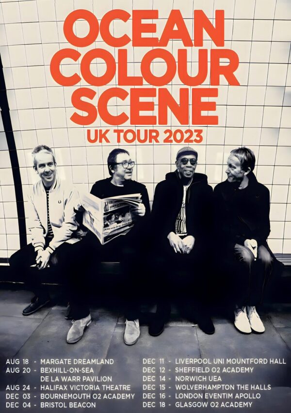 OCEAN COLOUR SCENE Yesterday, Today 2023 UK Tour Poster Print