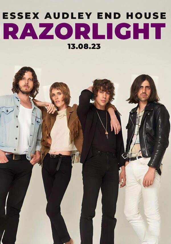 RAZORLIGHT Tour 2023: ESSEX Audley End House - August 13 2023 Poster Print