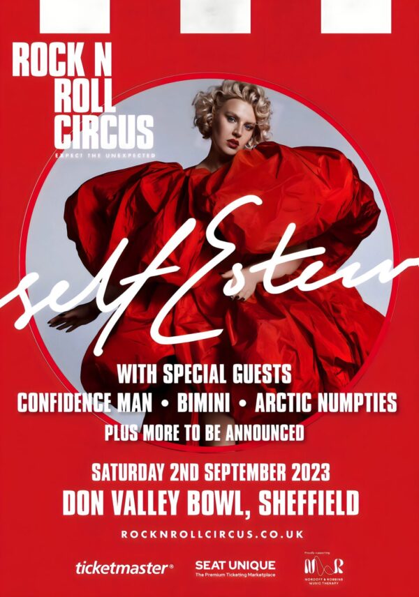 SELF ESTEEM Tour 2023: SHEFFIELD Don Valley Bowl - 2nd September 2023 Poster Print