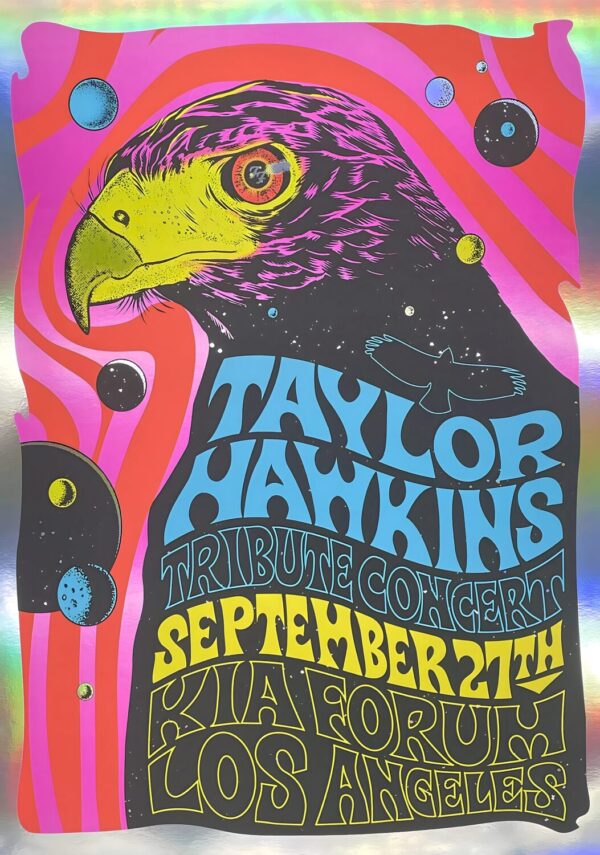 TAYLOR HAWKINS Tribute Concert: LOS ANGELES, California - The Kia Forum Poster Print