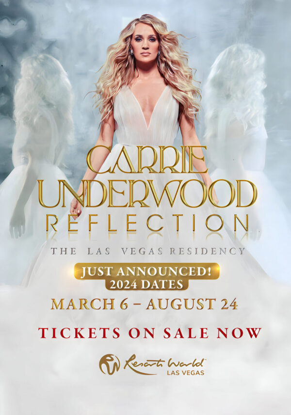 CARRIE UNDERWOOD Reflection: The Las Vegas 2024 Residency: Resorts World Poster