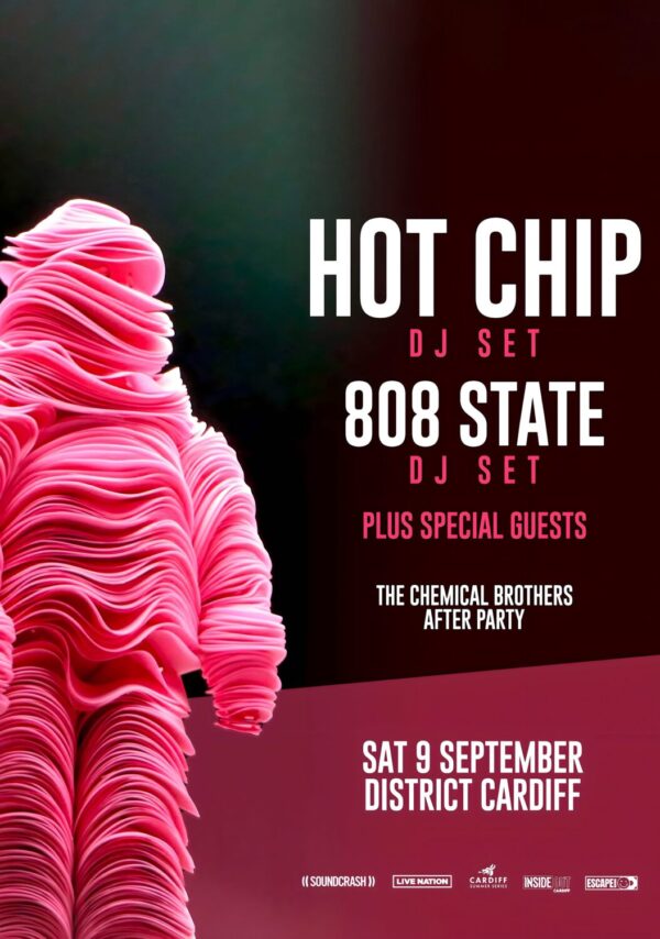 HOT CHIP Freakout/Release 2023 Tour: CARDIFF District Poster Print