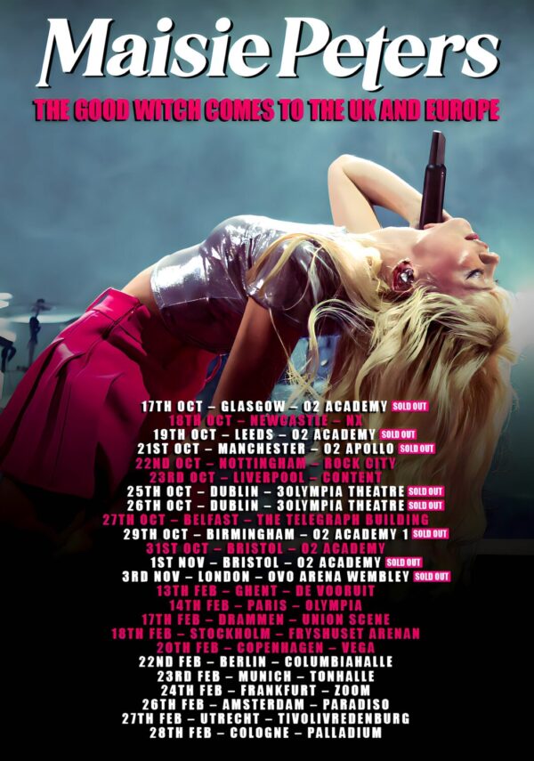 MAISIE PETERS The Good Witch Comes To The UK & Europe 2023 Tour Poster