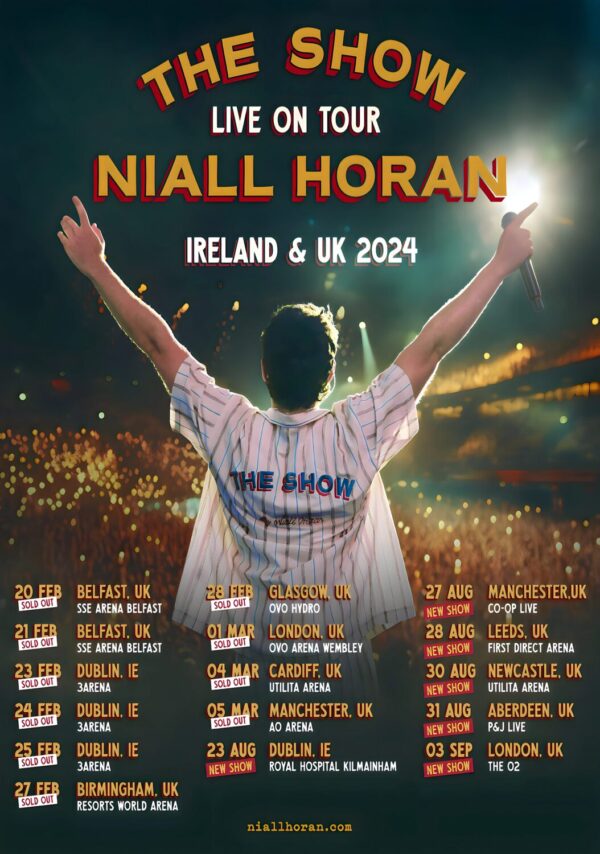 NEIL HORAN The Show; Live on Tour IRELAND & UK 2024 Tour Poster