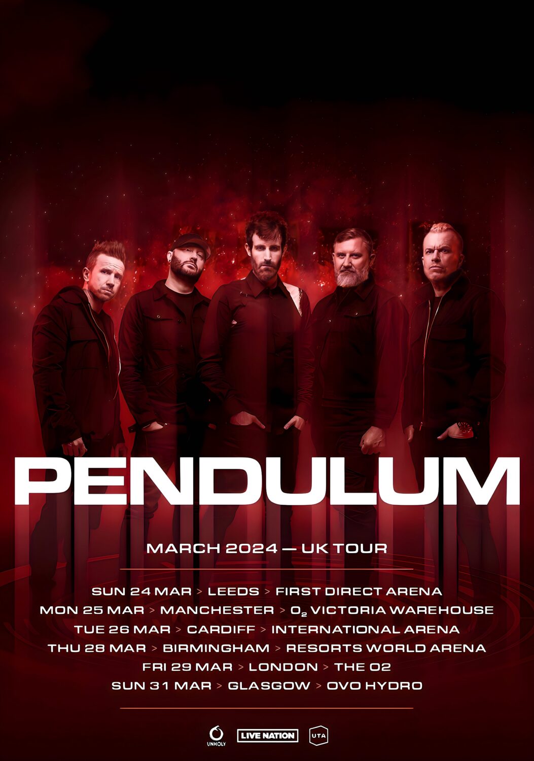 pendulum tour 24