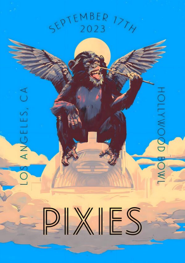 PIXIES Reunion Tour: LOS ANGELES Hollywood Bowl - September 17th 2023 Poster