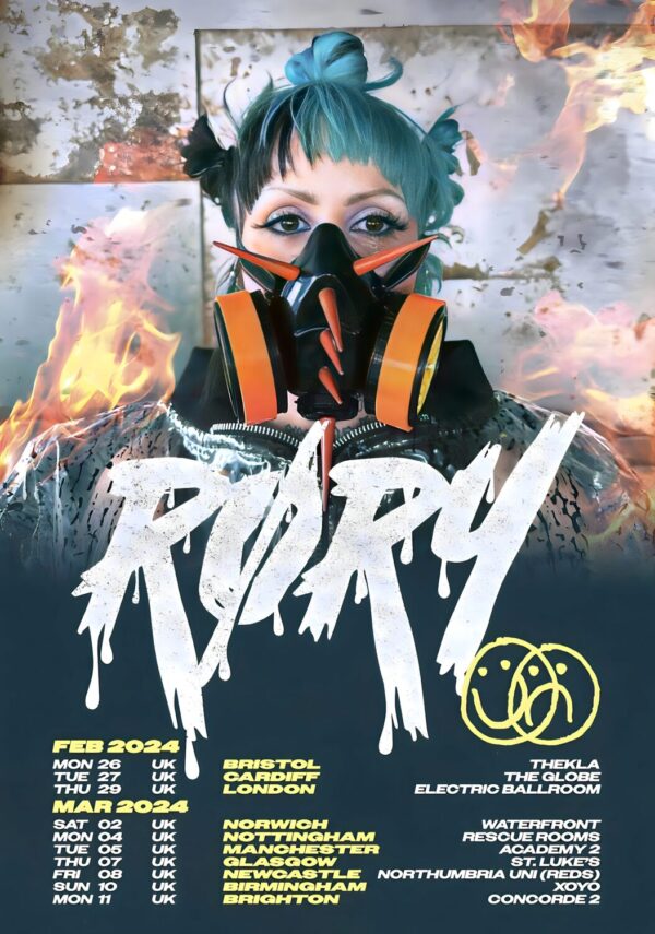 RORY (RØRY) Good Die Young 2024 UK Tour Poster