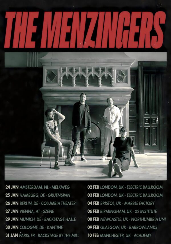 THE MENZINGERS Some Of It Was True 2024 UK & European Tour Poster Print
