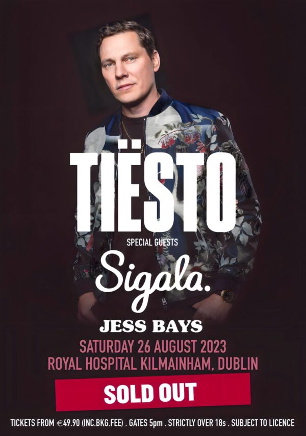 TIËSTO Live: DUBLIN Royal Hospital Kilmainham - 26 August 2023 Poster