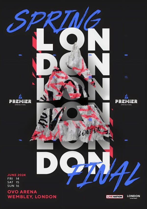 BLAST PREMIER LIVE: 2024 Tour London OVO Arena Poster