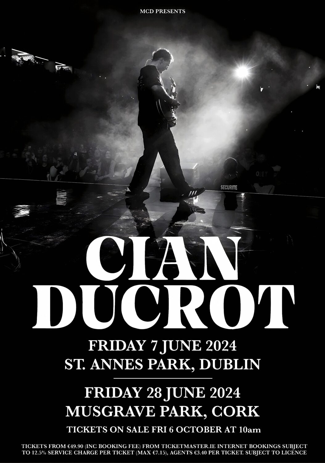 CIAN DUCROT Victory 2024 Tour DUBLIN CORK Poster Print prints4u