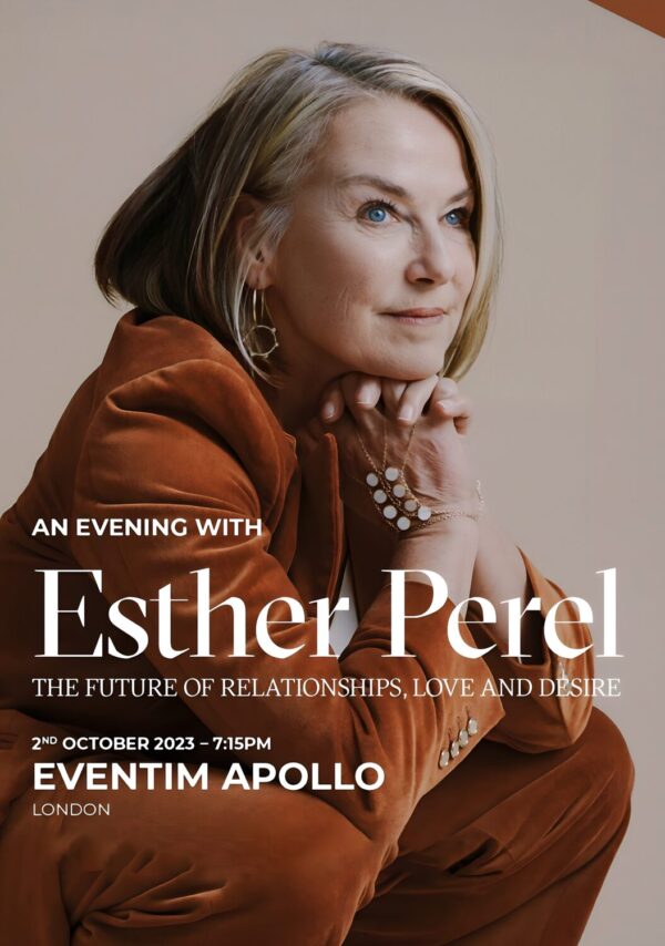 ESTHER PEEL An Evening With: The Future of Relationships, Love & Desire 2023 Tour: LONDON Eventim Apollo Poster