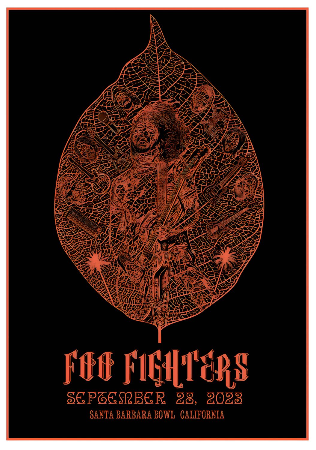 FOO FIGHTERS But Here We Are 2023 North American Tour Santa Barbara