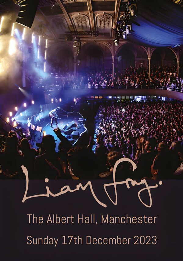 LIAM FRAY (The Courteeners) MANCHESTER Albert Hall - 17th December 2023 Tour Poster
