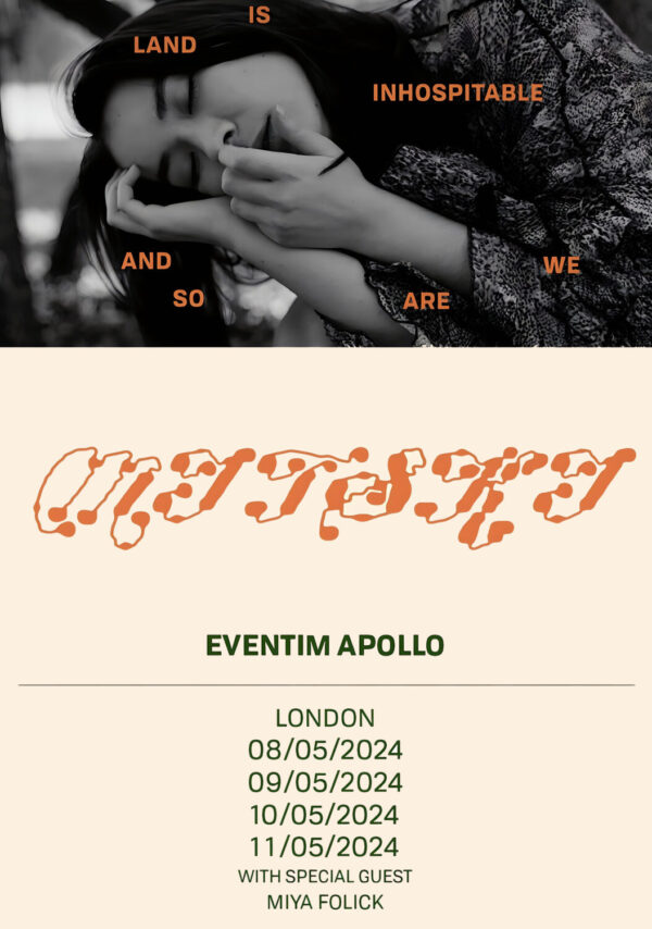 MITSKI Land Is Inhospitable And So Are We 2024 UK Tour: LONDON Eventim Apollo Poster Print