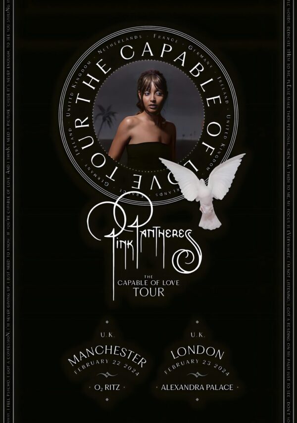 PINKPANTHERES Heaven Knows 2024 World Tour: MANCHESTER & LONDON Poster