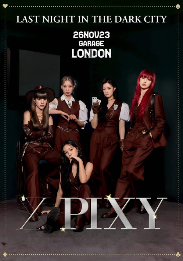 PIXY (band) The Voice 2023 World Tour : LONDON Garage Poster