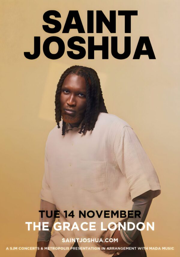 SAINT JOSHUA Blah Blah Blah 2023 Tour: LONDON The Grace Poster