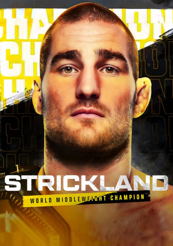 SEAN STRICKLAND UFC World Middleweight Champion Poster