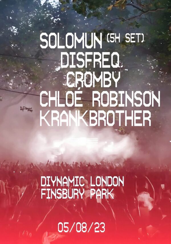 SOLOMUN Dynamic: LONDON Finsbury Park - 5th August 2023 Poster