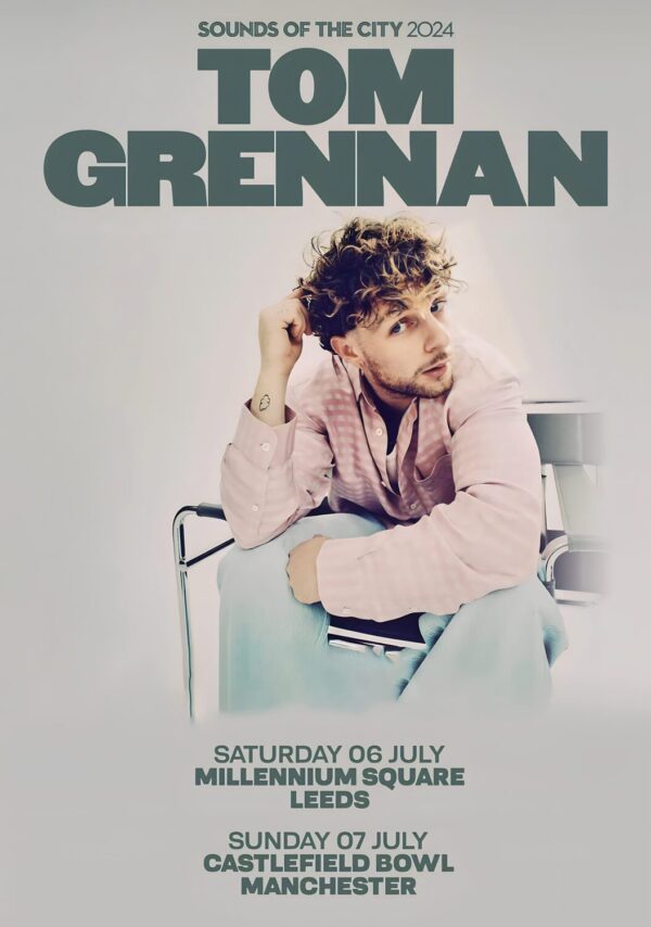 TOM GRENNAN 2024 Tour LEEDS and MANCHESTER Poster