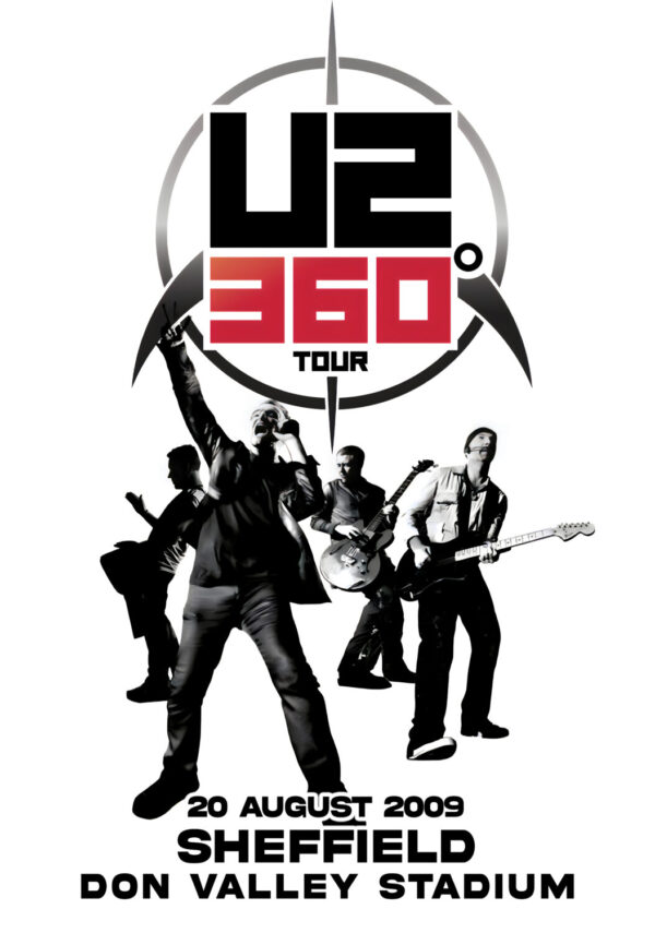 U2 360° World Tour: SHEFFIELD Don Valley Stadium - 20 August 2009 Poster Print
