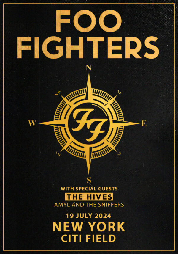 FOO FIGHTERS Everything or Nothing 2024 North American Stadium Tour: NEW YORK, NY — Citi Field Poster