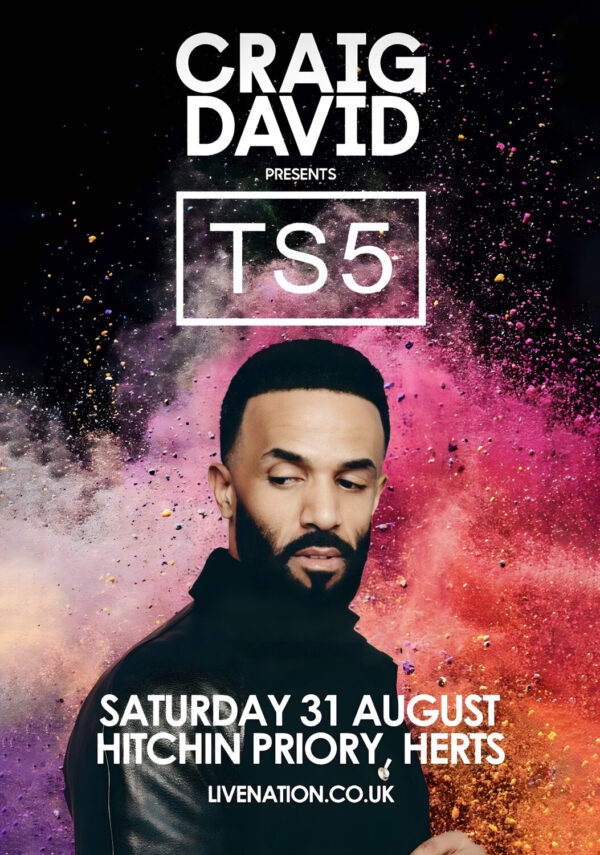 CRAIG DAVID Presents TS5: HEARTFORDSHIRE Hitchin Priory Poster