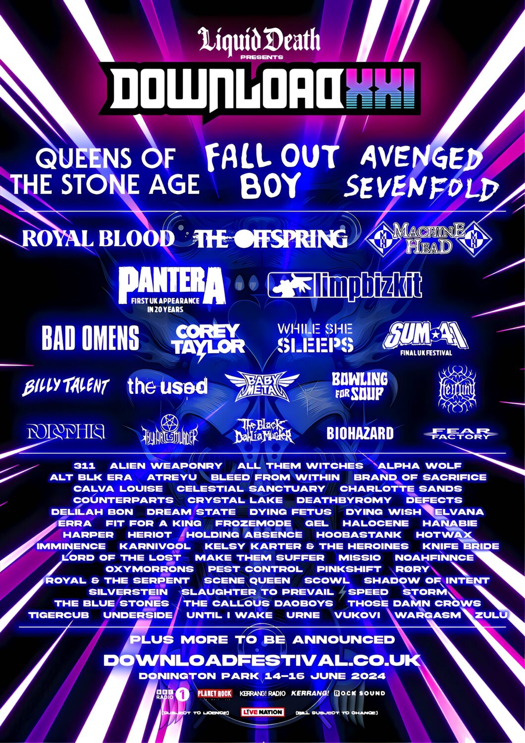 DOWNLOAD 2024 Festival Full Line Up Poster Print prints4u