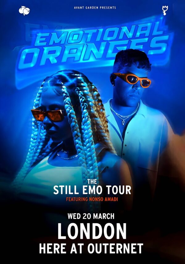 EMOTIONAL ORANGES The Still Emo 2024 Tour: LONDON Here At Outernet Poster