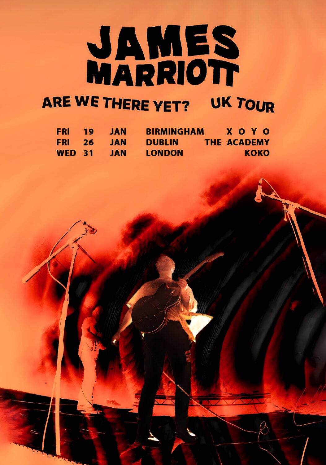 JAMES MARRIOTT Are We There Yet? 2024 UK Tour Poster