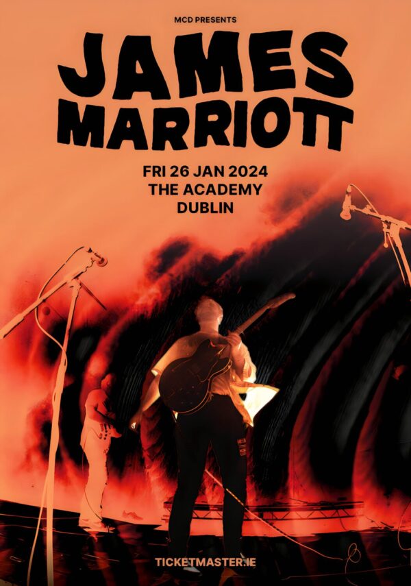 JAMES MARRIOTT Are We There Yet? 2024 Tour: DUBLIN The Academy - 26 June 2024 Poster