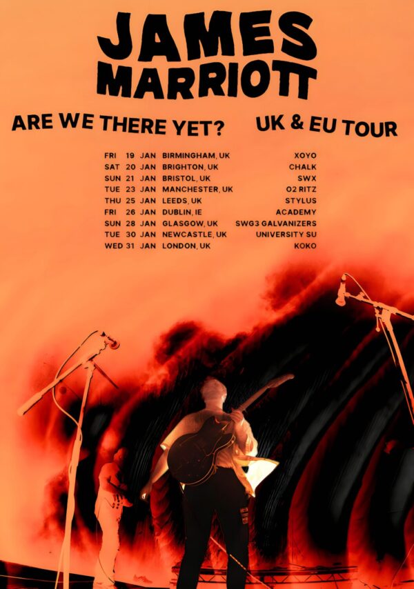 JAMES MARRIOTT Are We There Yet? 2024 UK Tour Poster