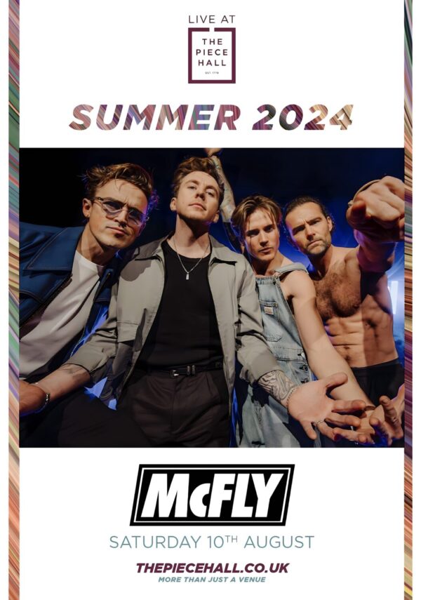 McFLY Power to Play 2024 UK Tour: Live at Piece Hall - 10 August 2024 Poster