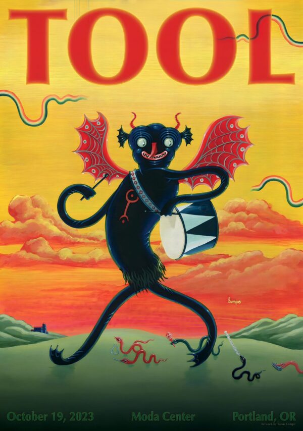 TOOL (band) Fear Inoculum In Concert U.S. Tour: PORTLAND Moda Center Poster