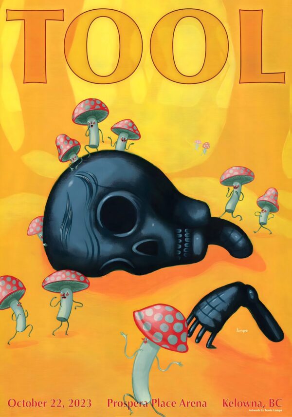 TOOL (band) Fear Inoculum In Concert U.S. Tour: KELOWNA Prospera Place Arena Poster