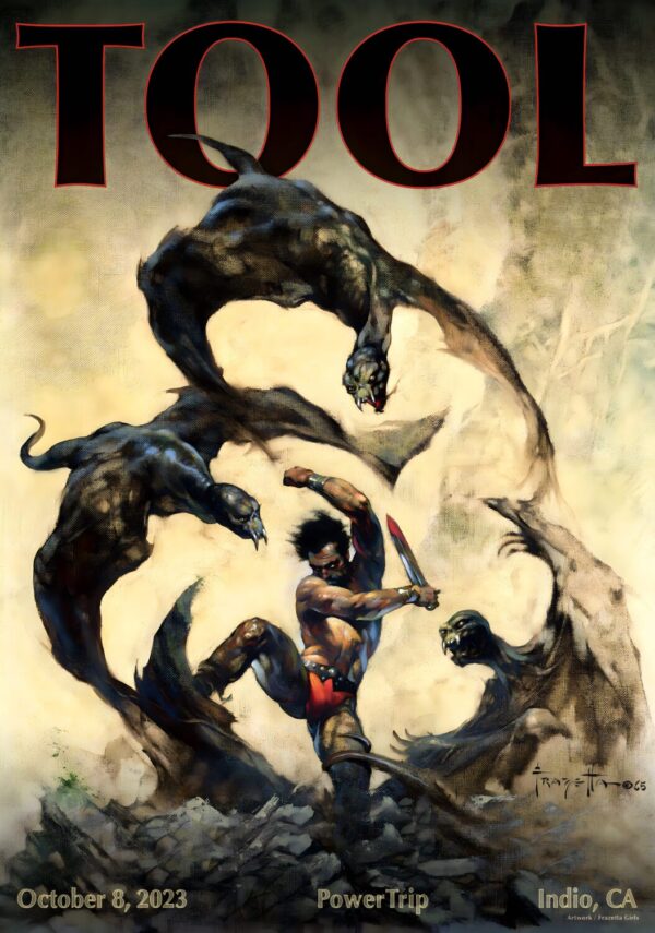 TOOL (band) Fear Inoculum In Concert U.S. Tour: INDIO California Poster