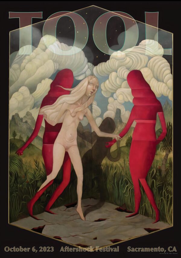 TOOL (band) Fear Inoculum In Concert U.S. Tour: SACRAMENTO Aftershock Festival Poster