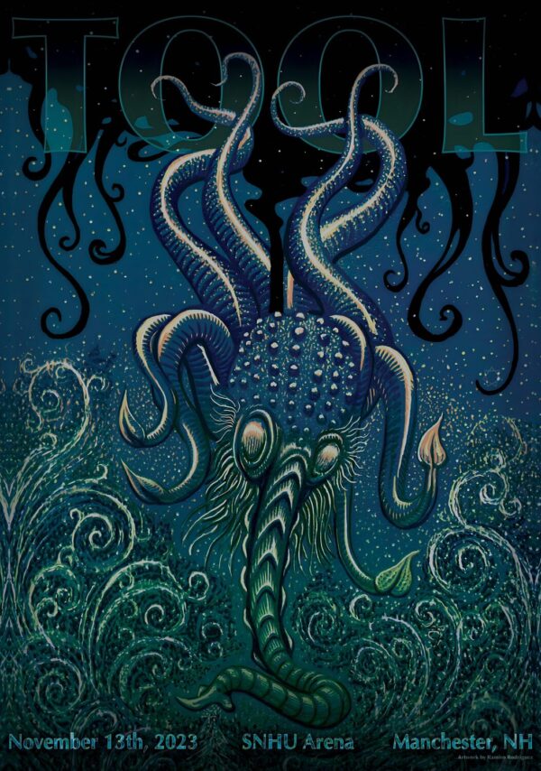 TOOL (band) Fear Inoculum In Concert U.S. Tour: MANCHESTER SNHU Arena Poster